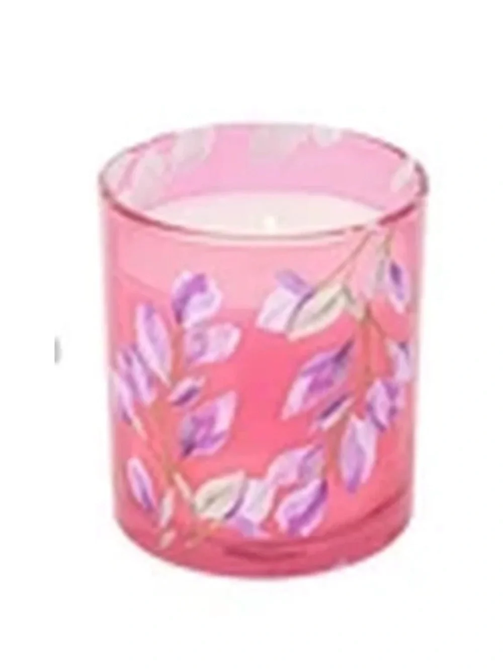 (Ew) Simply indulgent 6 Assorted Floral Glass Candle Holders - Multicolor Set
